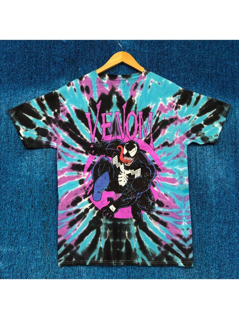 Marvel “Venom” Graphic Tie Dye T-Shirt Size Medium